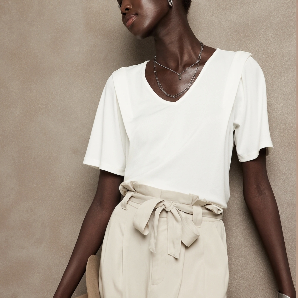 NWT Banana Republic Crepe Top